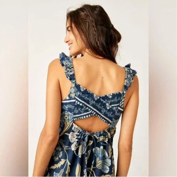 Free People Bali Albright Jumpsuit - NWOT - Picture 4 of 4